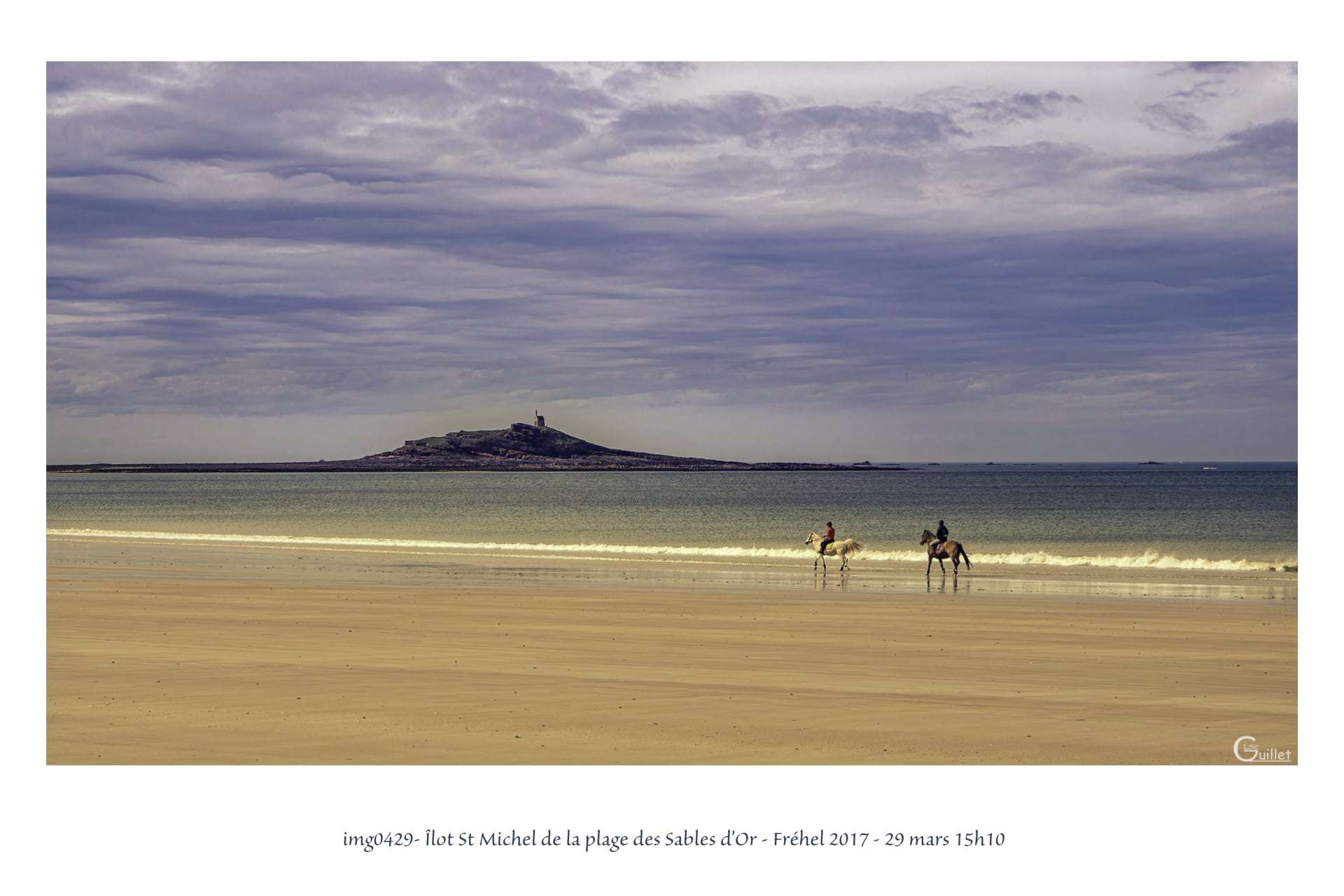 portfolio du photomarcheur - plage des Sables d'Or et îlot St Michel