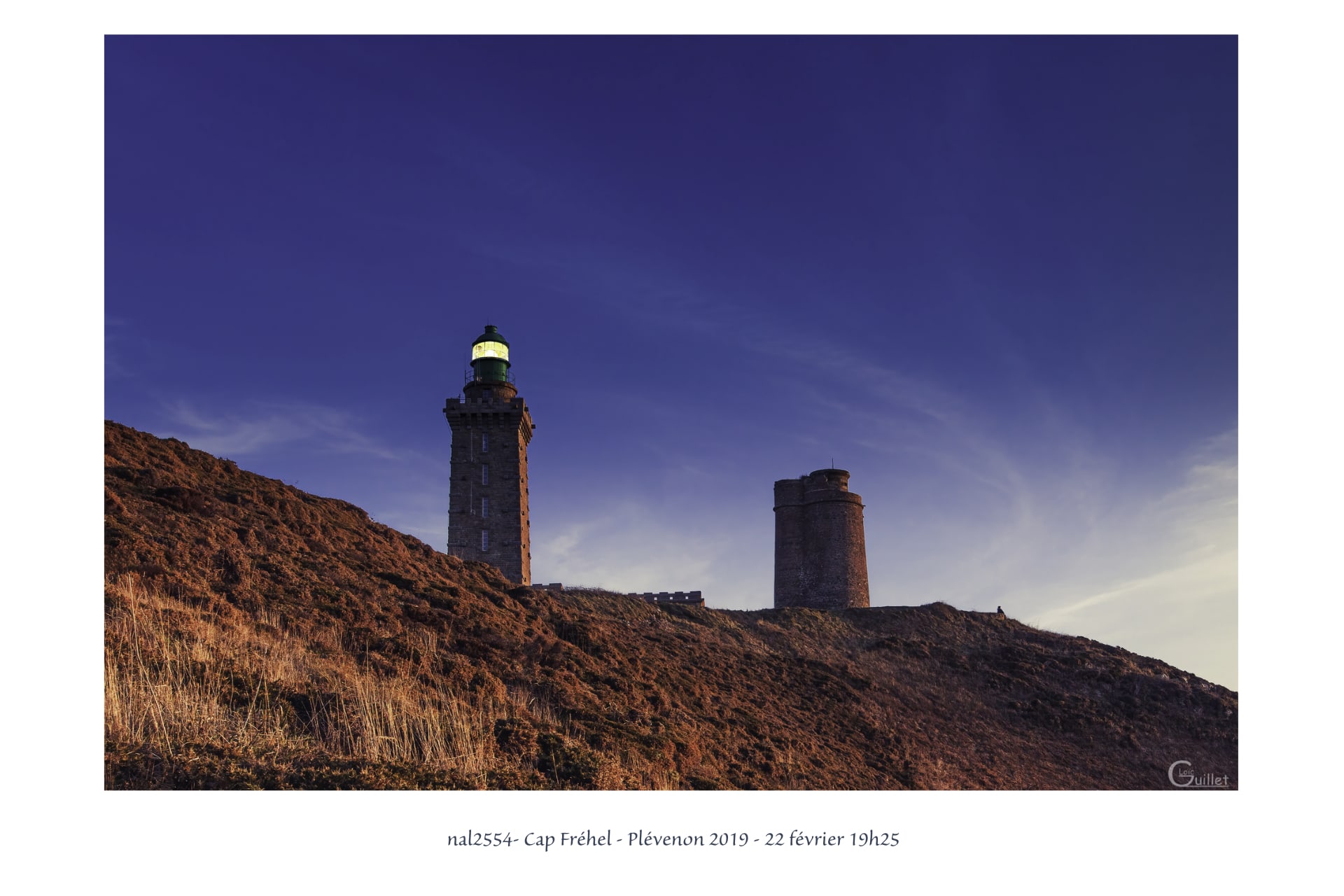 portfolio du photomarcheur - Fin de journée sur le phare du Cap Fréhel