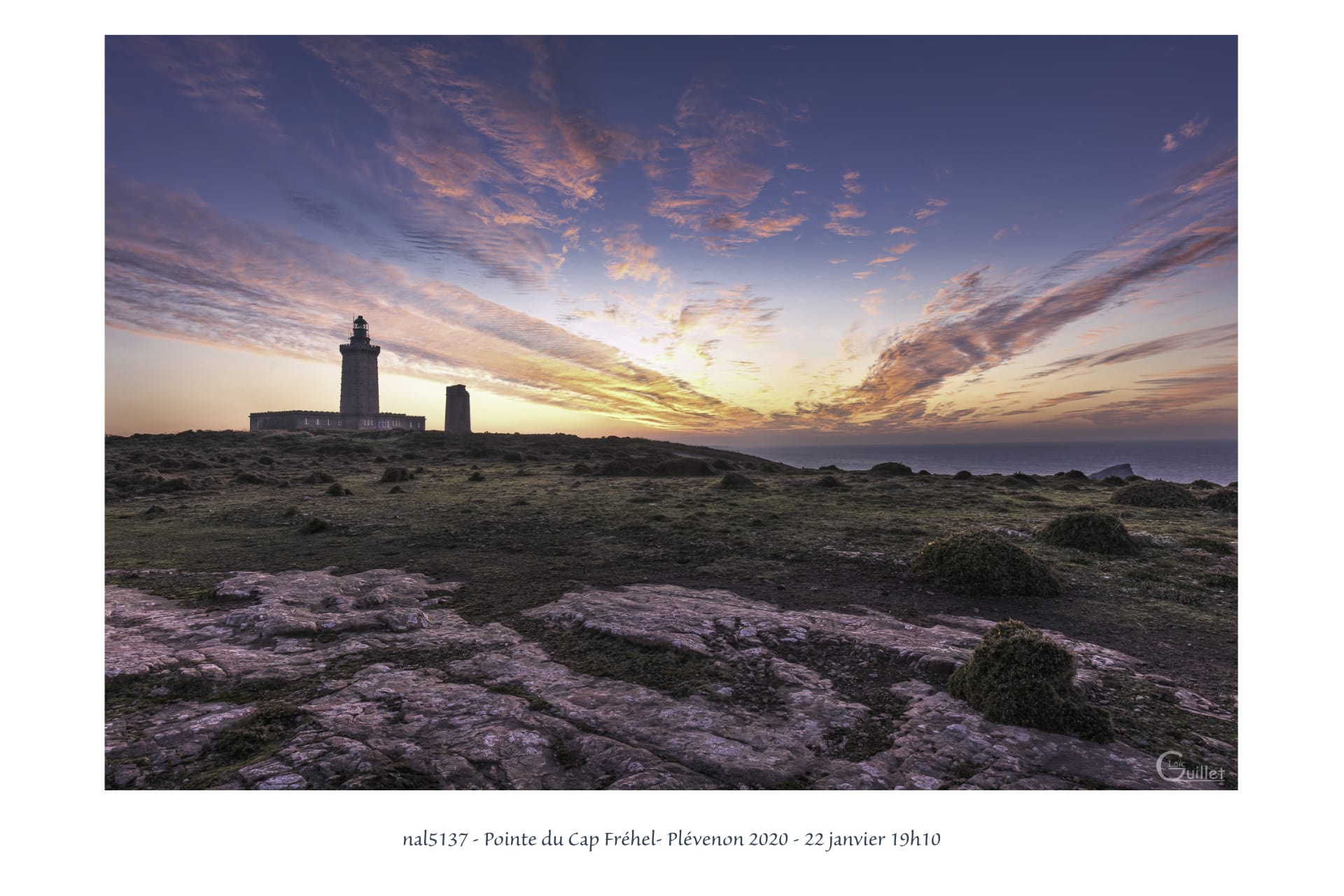 portfolio du photomarcheur - coucher de soleil sur le Cap Fréhel