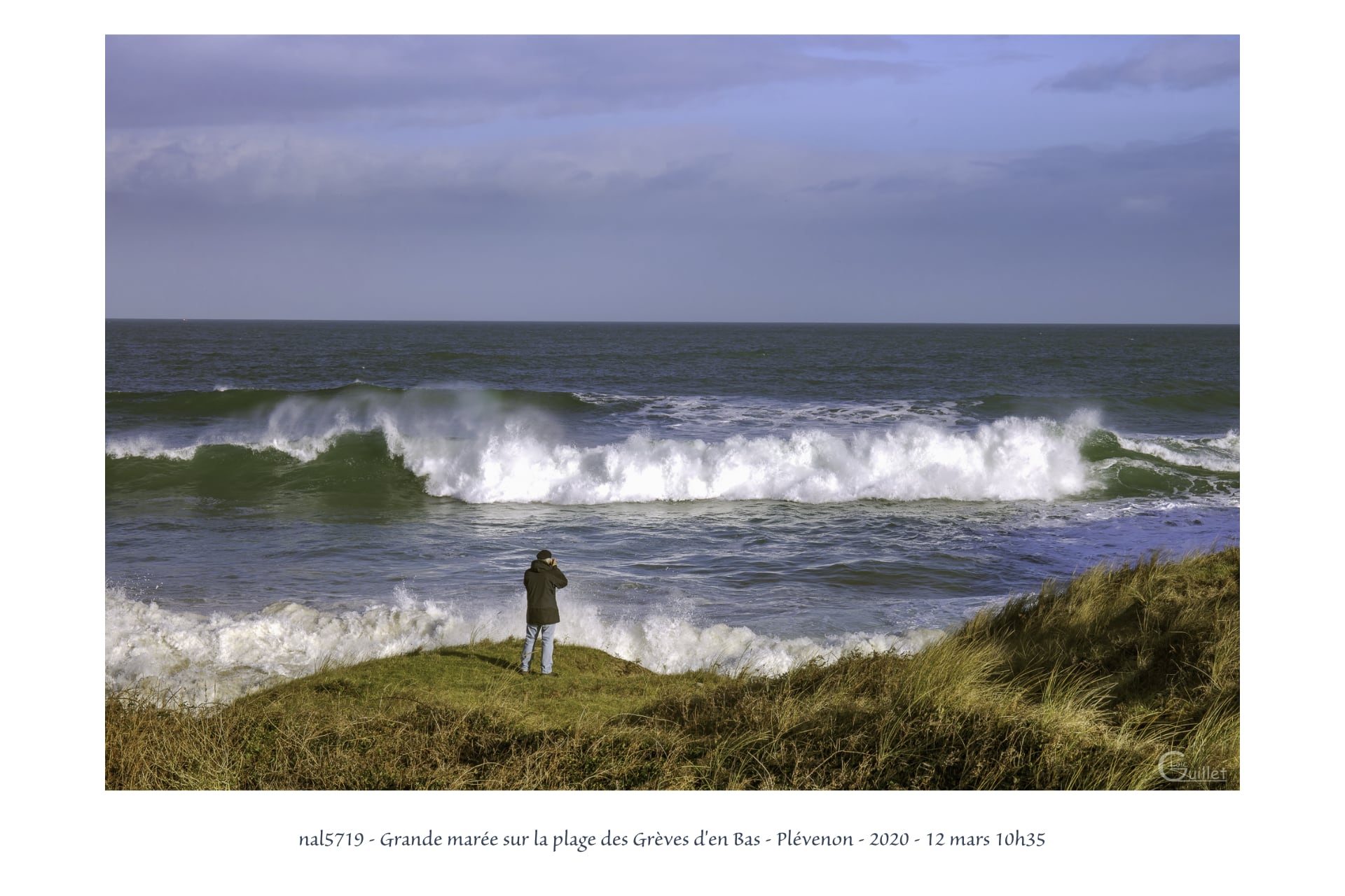portfolio du photomarcheur - grande marée sur la plage des Grèves d'en Bas