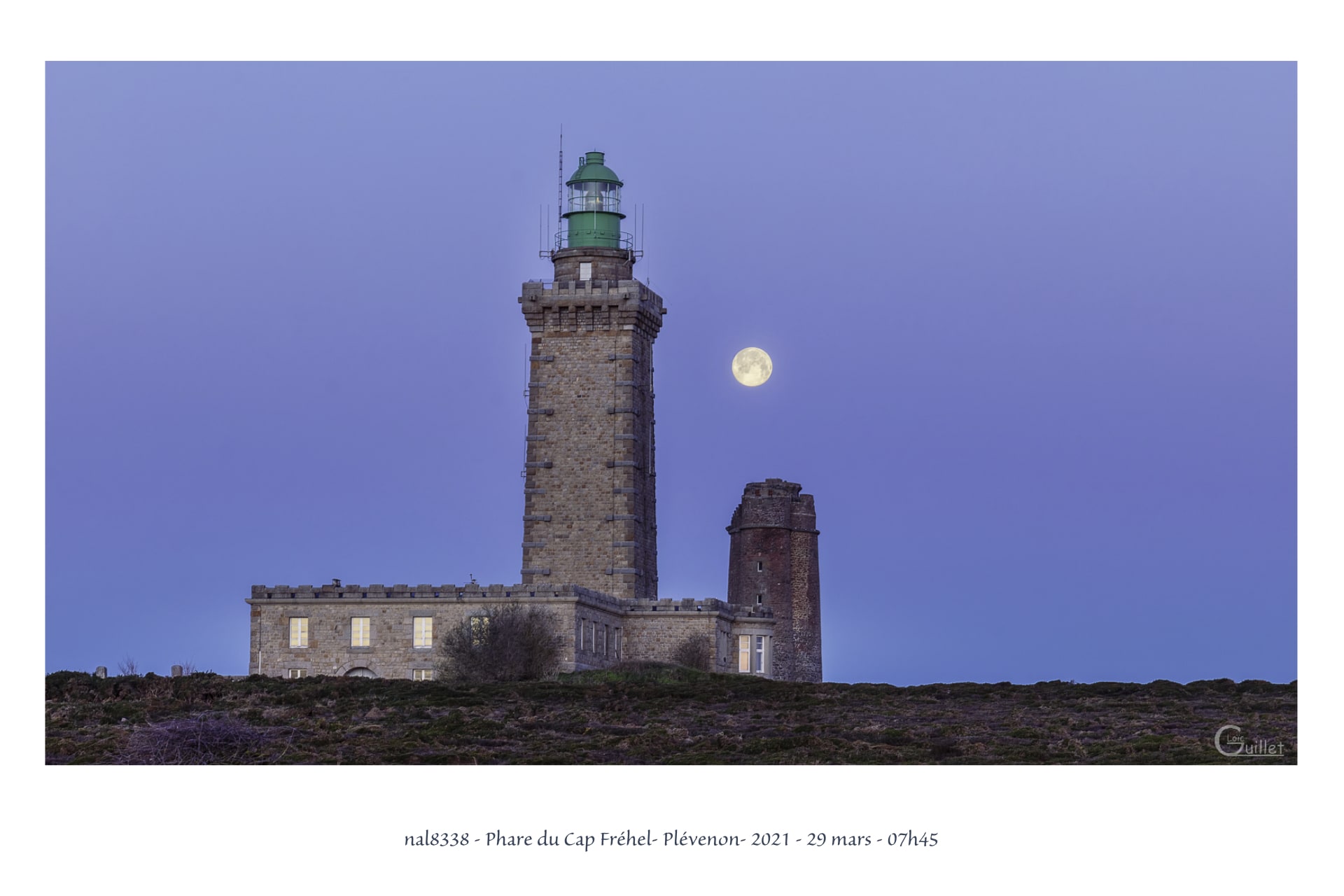 portfolio du photomarcheur - Phare du Cap Fréhel sous la lune